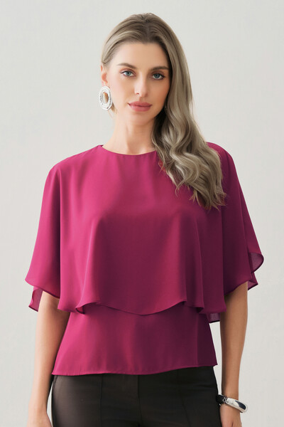 Foto Blusa Dupla Godê Manga Morcego