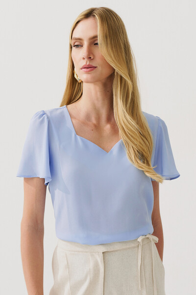 Foto Blusa Decote V