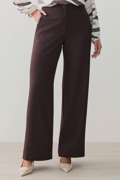 Foto Pantalona Slim de Alfaiataria Bolso Faca Discreta