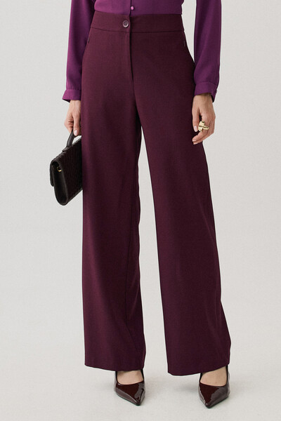 Foto Pantalona Slim de Alfaiataria Bolso Faca Discreta