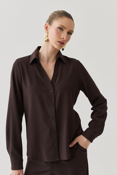 Foto Conjunto de Alfaiataria de Camisa Manga Longa e Calça Reta