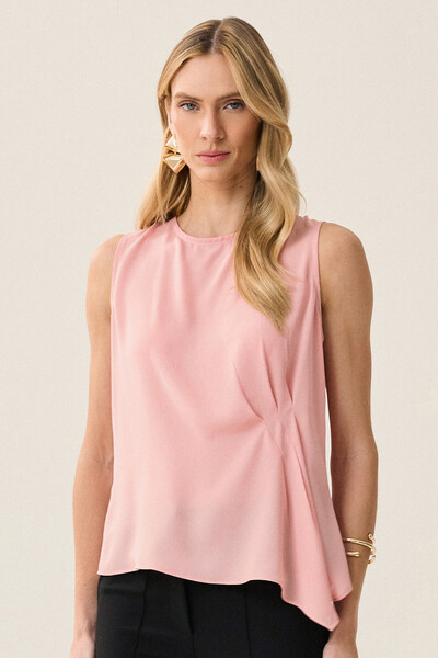 Foto Regata Assimétrica Drapeada Pregas Triple