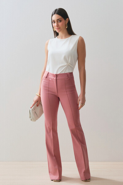 Foto Calça Flare Double