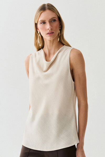 Foto Regata Dupla Decote Drapeado