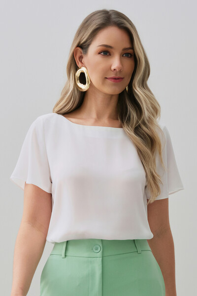Foto Blusa Recorte Ombro