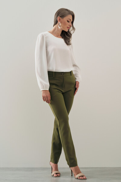 Foto Blusa Manga Longa Ombro Recortes Double