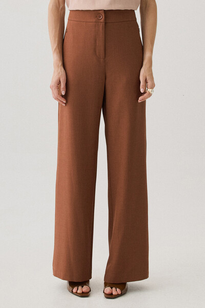 Foto Pantalona Slim de Alfaiataria Bolso Faca Discreta