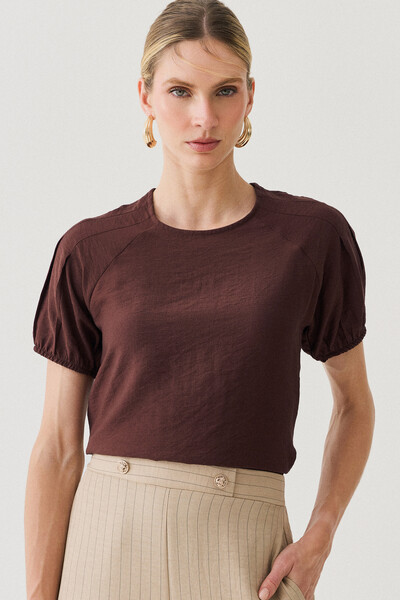 Foto Blusa Manga Raglan Pregas Triple Elástico