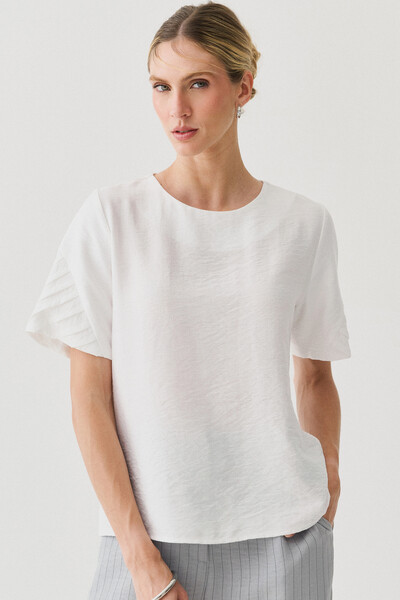 Foto Blusa Manga Preguinhas