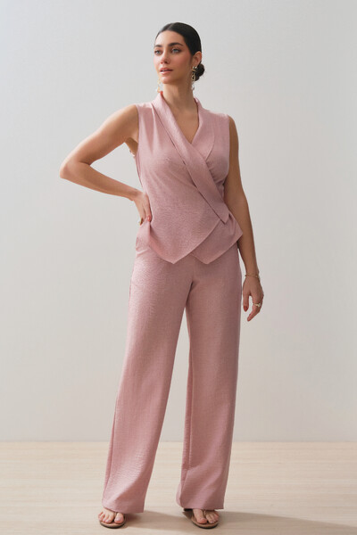 Foto Conjunto de Colete Gola Smoking e Pantalona Slim