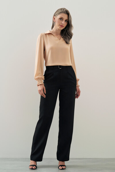 Foto Blusa Manga Longa Punho Lastex Gola Polo Deocte V