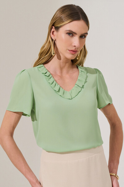 Foto Blusa Decote V Babadinho