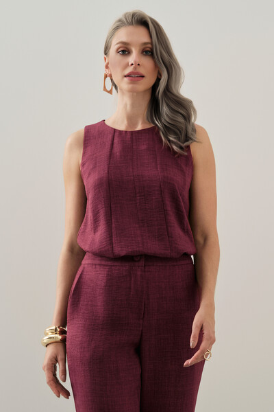 FotoConjunto de Regata Recortes e Calça Reta