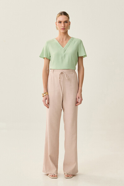 FotoBlusa Decote V Preguinhas Triple