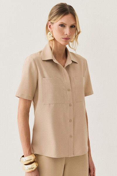 Foto Camisa de Alfaiataria Bolso