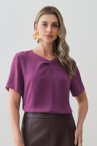 Foto Blusa Decote V Torcido