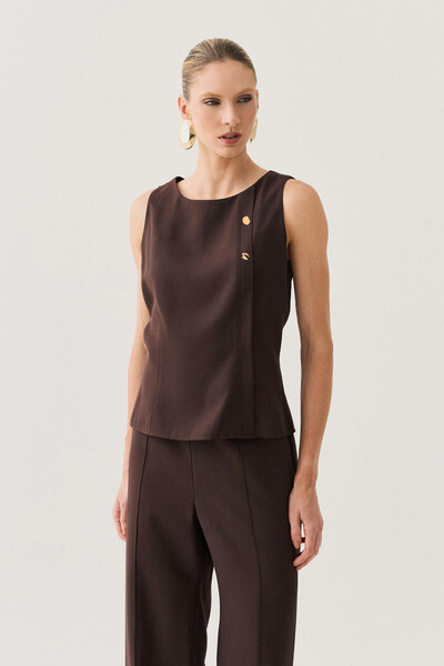 FotoConjunto de Regata Prega Gold Double e Calça Reta Nervura