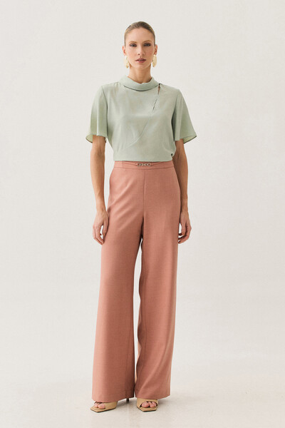 Foto Pantalona de Alfaiataria Cinto Fino Gold