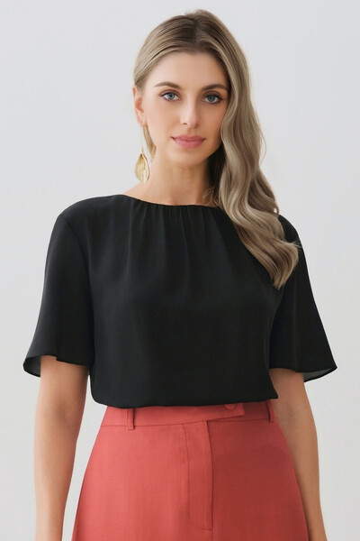 Foto Blusa Decote Franizido