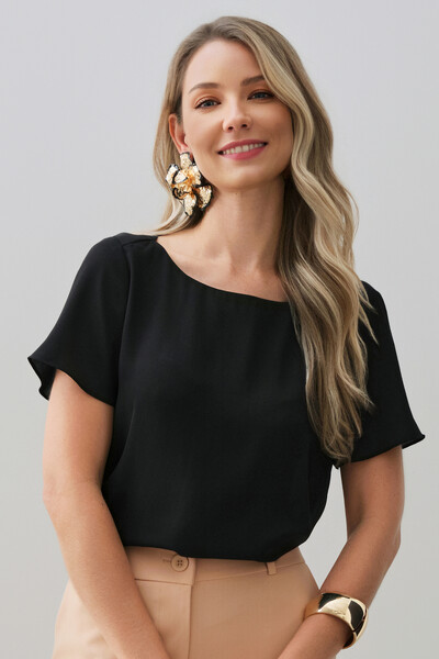 Foto Blusa Recorte Ombro