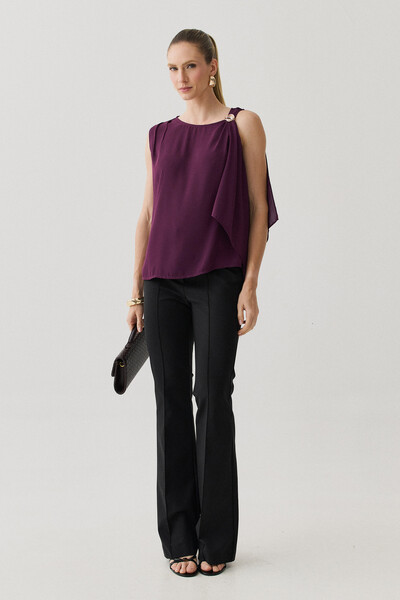 FotoRegata Assimétrica Ombro Esquerdo Faixa Gold