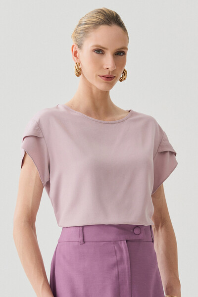 Foto Blusa Manga Tulipa