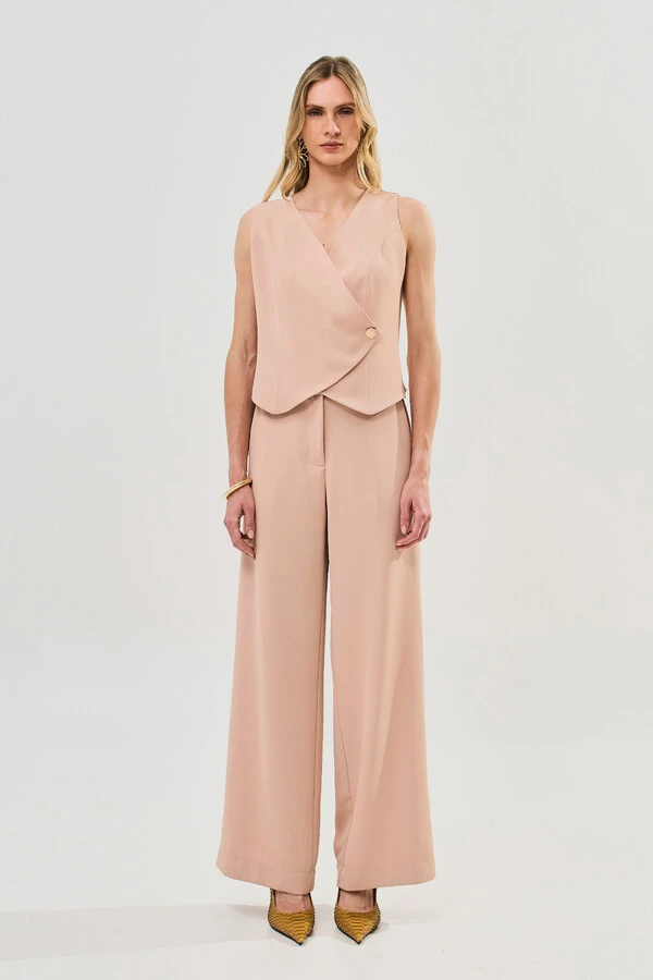 Conjunto de Alfaiataria de Colete e Pantalona Gold