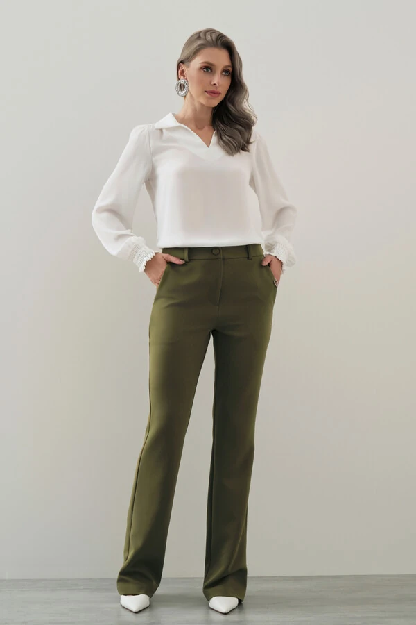 Blusa Manga Longa Punho Lastex Gola Polo Deocte V