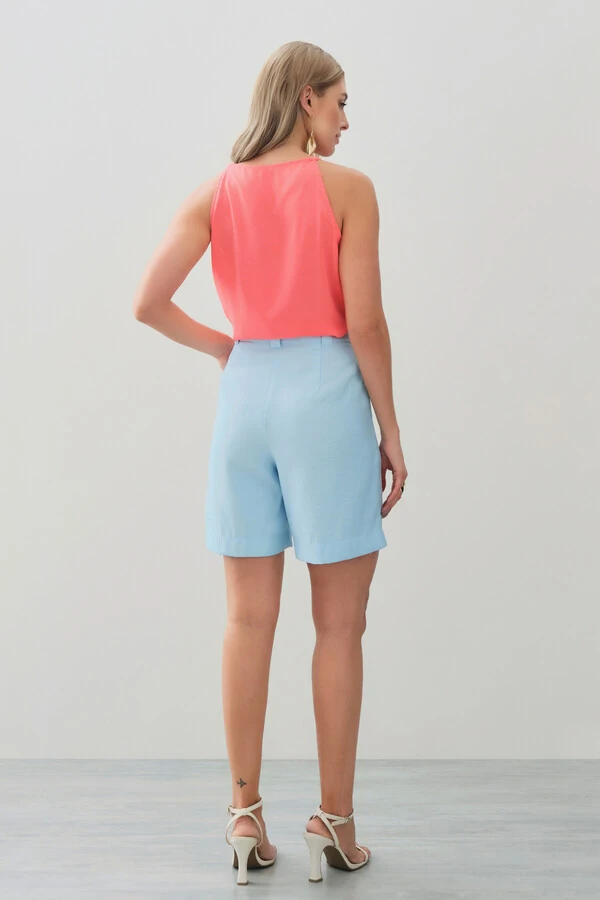 Alcinha Frente Única Decote Gota Laço