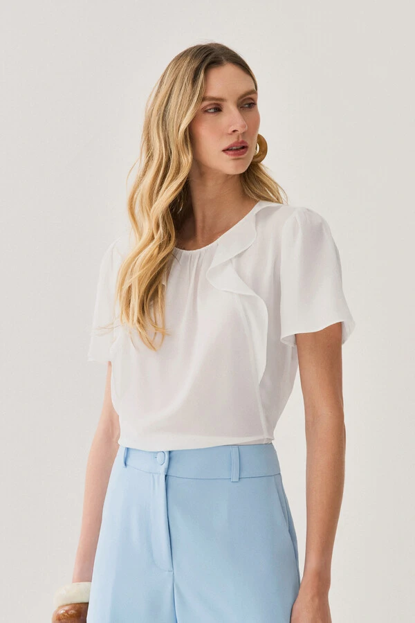 Blusa Babados
