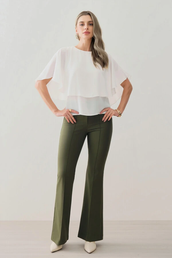 Blusa Dupla Godê Manga Morcego