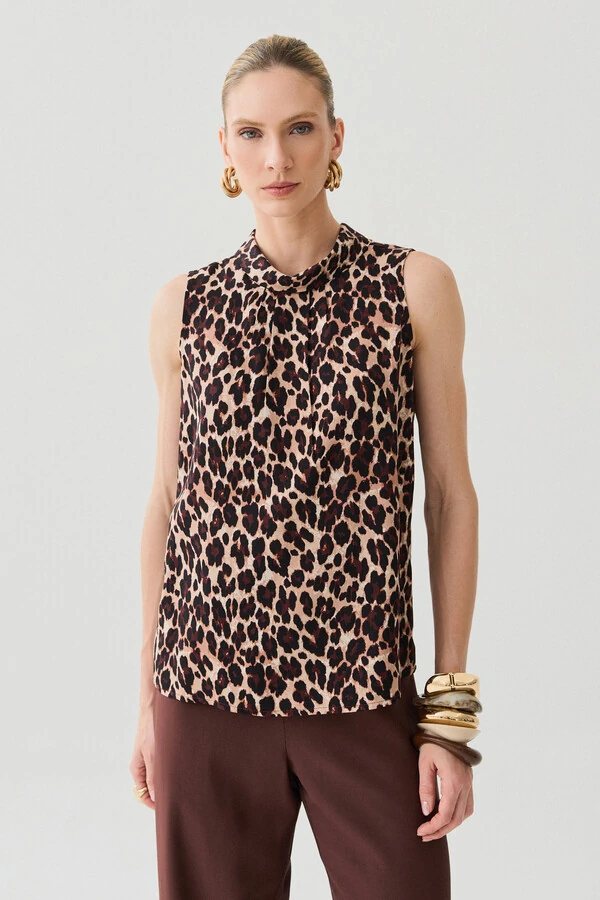 Regata Onça Gola Dobrada