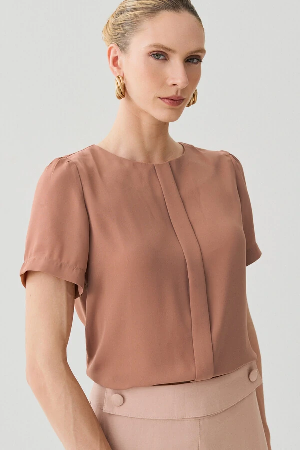 Blusa Prega Frontal