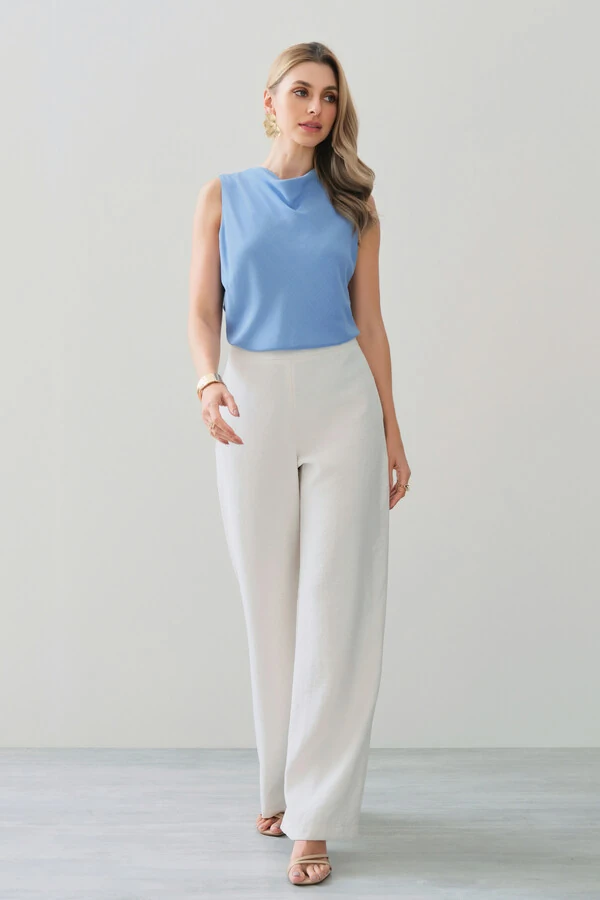 Regata Dupla Decote Drapeado