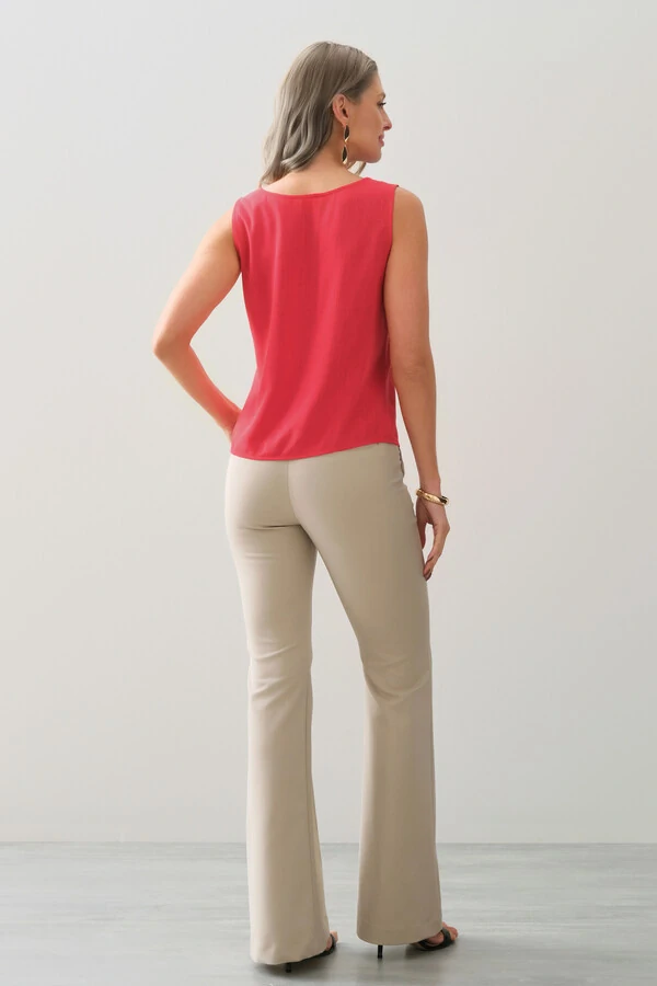 Calça flare double