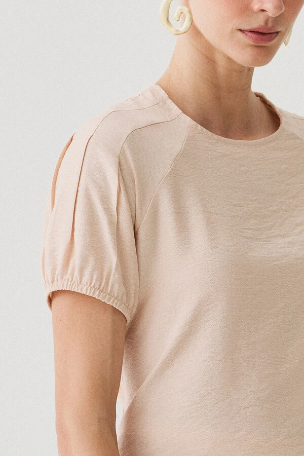 Blusa Manga Raglan Pregas Elástico