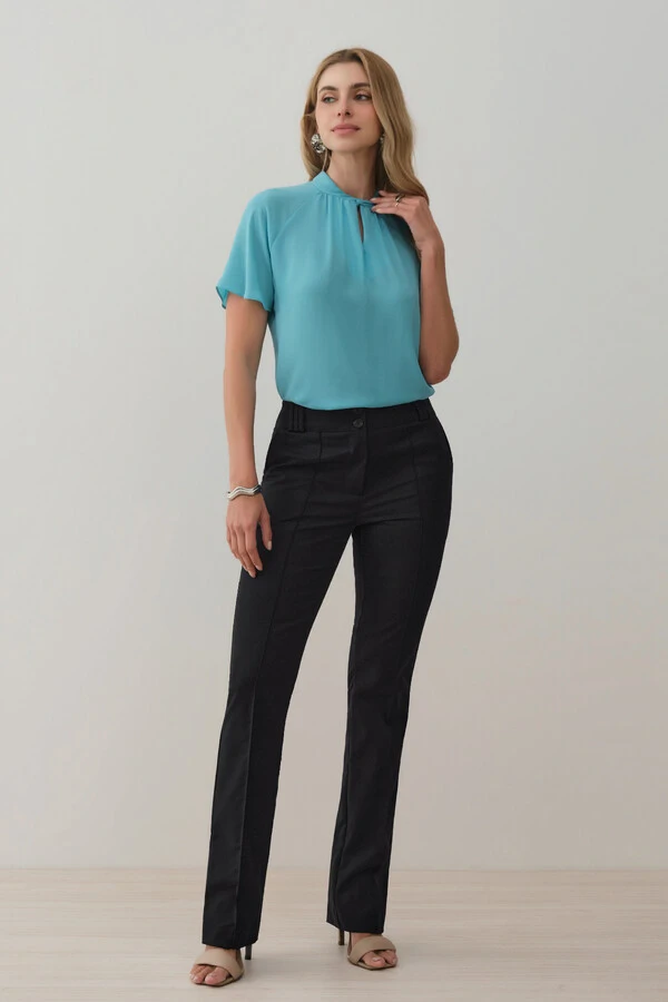 Calça Flare de Alfaitaria Double Passantes Triple Nervura