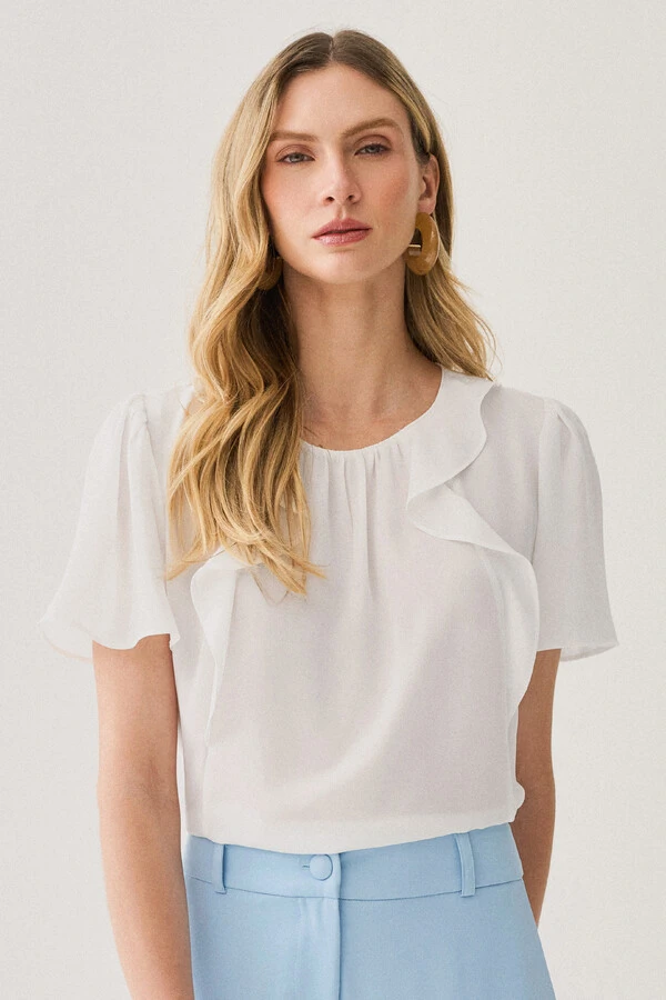 Blusa Babados