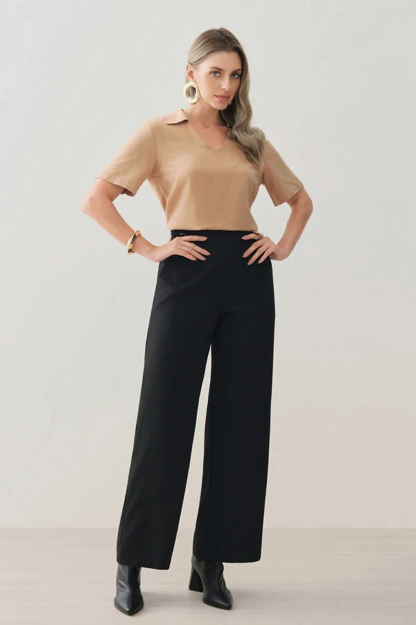 Blusa Gola Polo Decote V