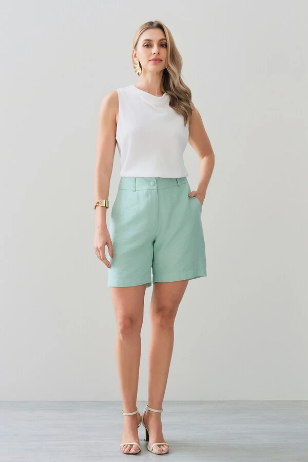 Regata Dupla Decote Drapeado