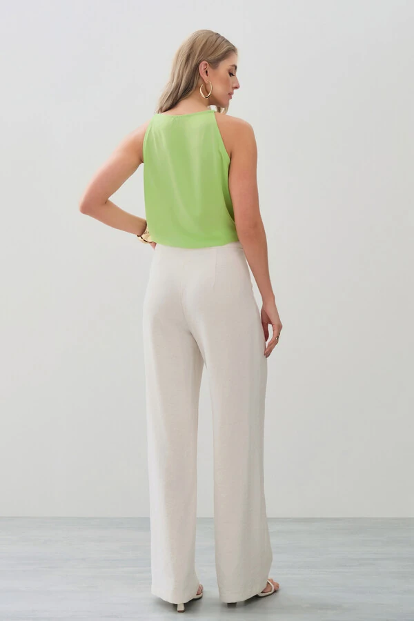 Alcinha Frente Única Decote Gota Laço