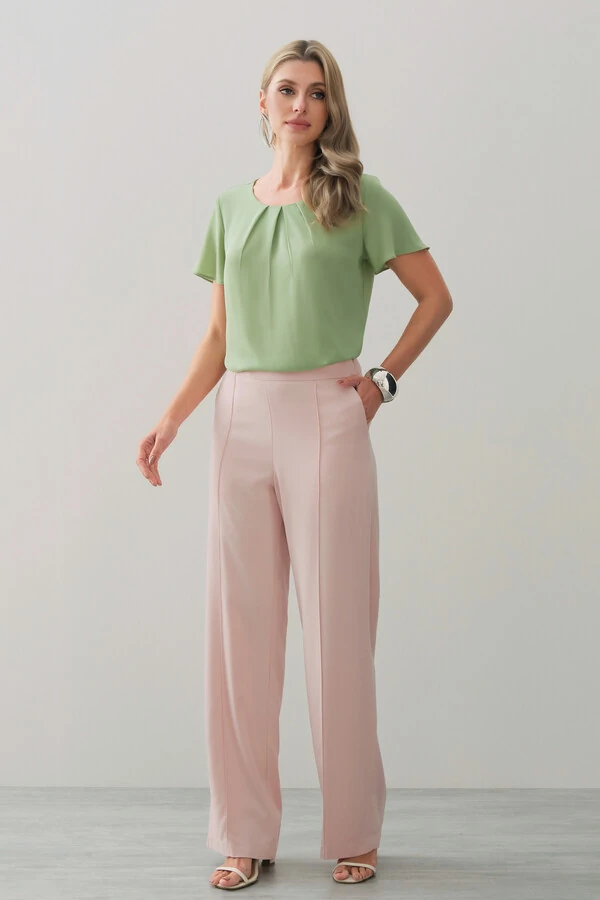 Blusa Decote Pregas