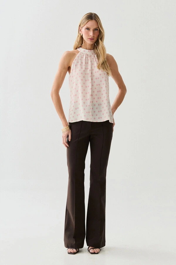 Regata Frente Única Poa Gola Baixa