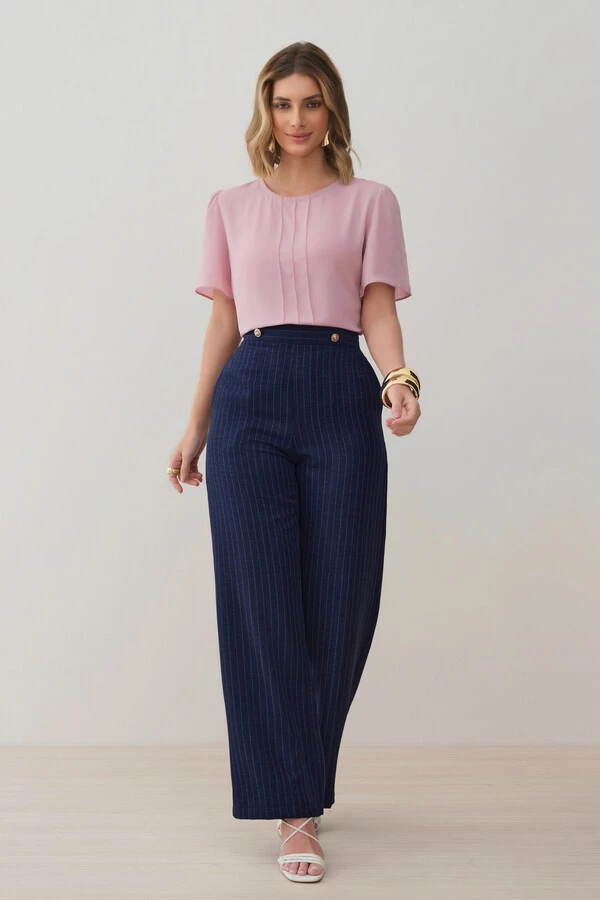 Blusa Nervuras Triple
