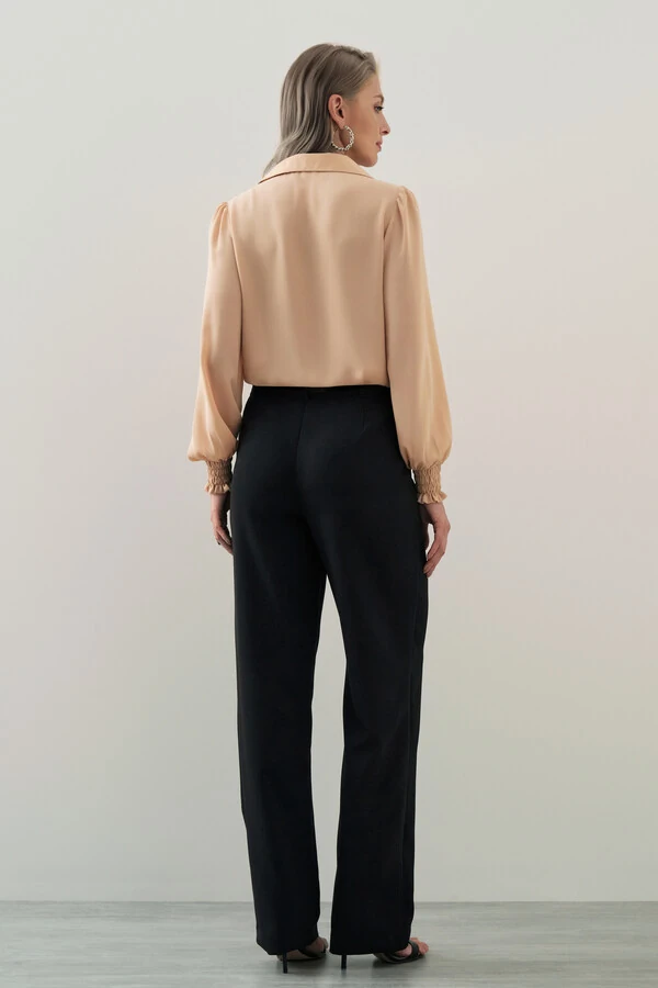 Blusa Manga Longa Punho Lastex Gola Polo Deocte V