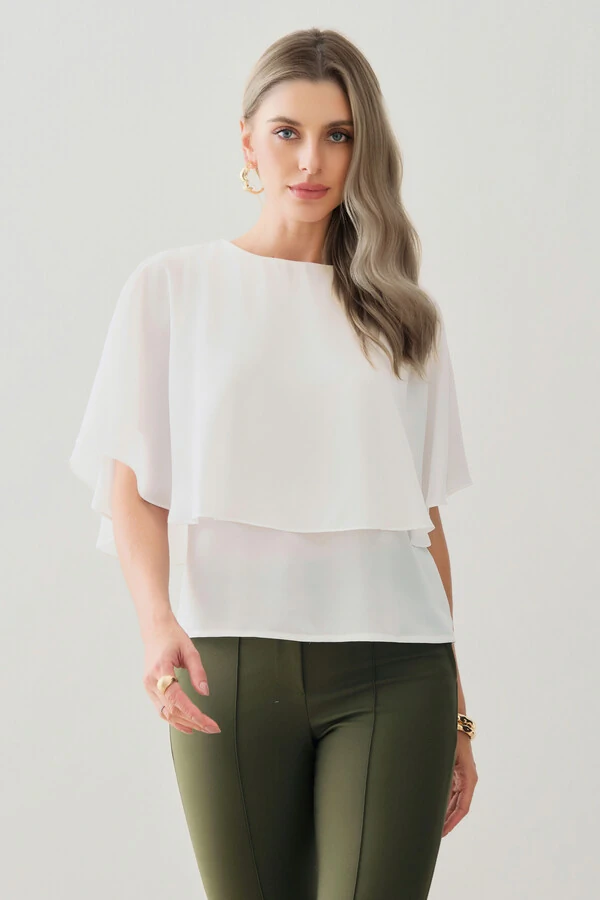 Blusa Dupla Godê Manga Morcego