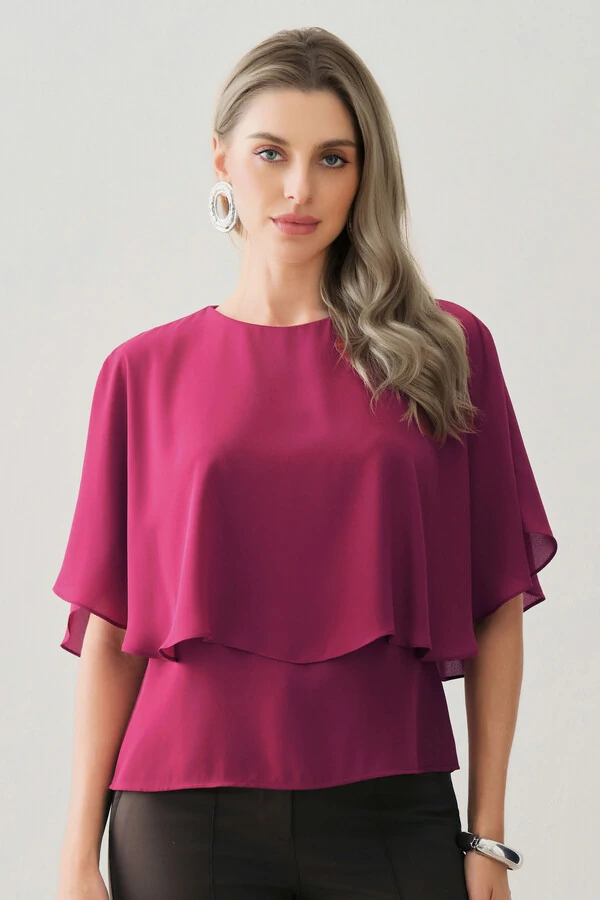 Blusa Dupla Godê Manga Morcego