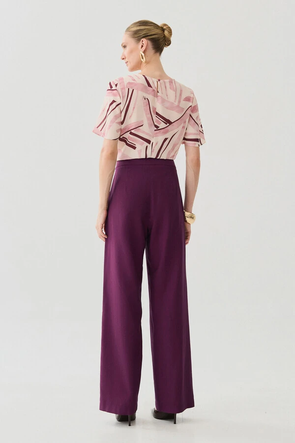 Calça Wide Leg Gold