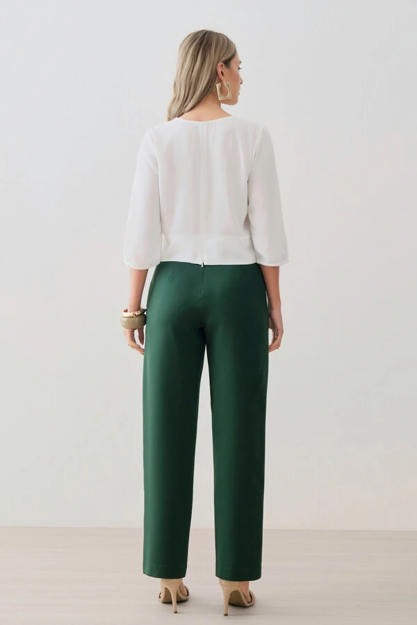 Calça Reta de Alfaiataria