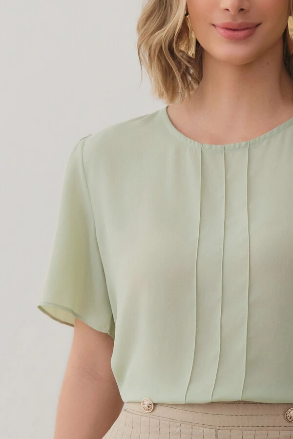 Blusa Nervuras Triple